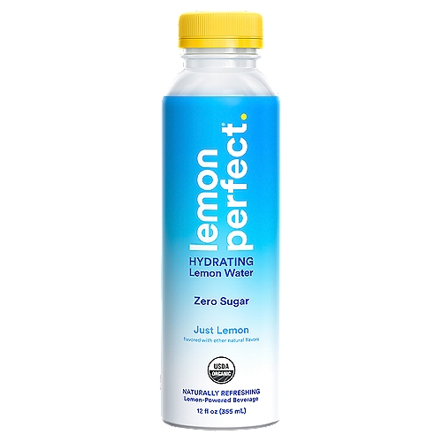 Lemon Perfect Zero Sugar Hydrating Lemon-Powered Beverage, 12 fl oz
Half a Squeezed Organic Lemon in Every Bottle‡
‡Juice content is approximate

1 net carb per bottle (organic erythritol is an all-natural, plant-based sweetener and has no calories or effect on blood sugar)