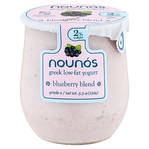 Nounós Blueberry Blend Greek Low-Fat Yogurt, 5.3 oz