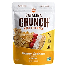 Catalina Crunch Keto Friendly Honey Graham Flavored Cereal, 9 oz
