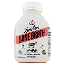 Butcher's Bone Broth Organic Beef Bone Broth, 24 fl oz, 24 Fluid ounce