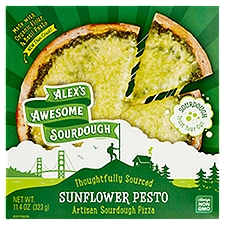 Alex's Awesome Sourdough Sunflower Pesto Artisan Sourdough Pizza, 11.4 oz
