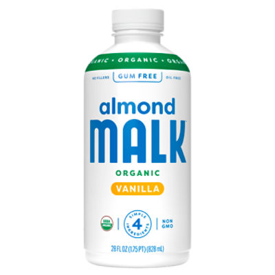 Malk Organic Vanilla Almond Milk, 28 fl oz