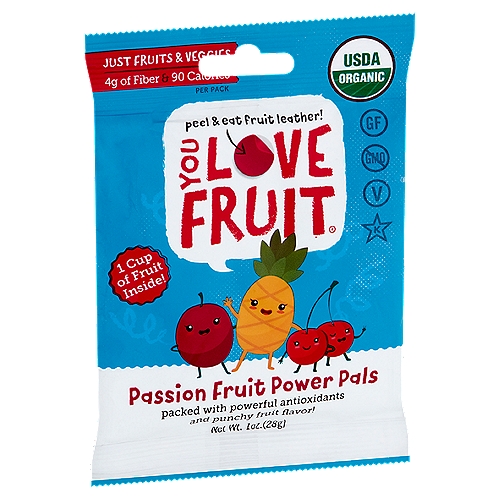 You Love Fruit Passionfruit Punch Handmade Fruit Leather, 1 oz