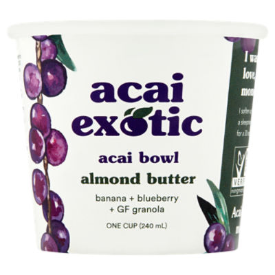 Acai Exotic Almond Butter Acai Bowl