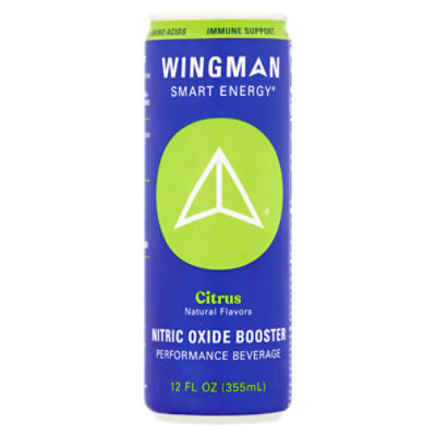 WINGMAN Smart Energy Citrus Nitric Oxide Booster Performance Beverage