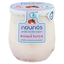 Nounós Mixed Berry Greek Low-Fat Yogurt, 5.3 oz