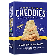 Cheddies Classic Sea Salt Cheesy Crackers, 4.2 oz