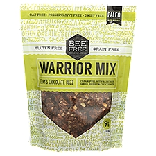 BEEFREE Warrior Mix Clay's Chocolate Buzz Granola Snack, 9 oz