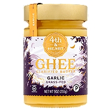 4th & Heart Garlic Ghee Clarified Butter, 9 oz