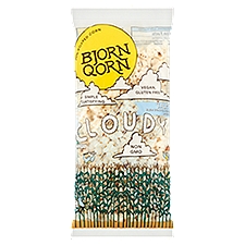 BjornQorn Salty Cloudy Sun-Popped Corn, 3 oz