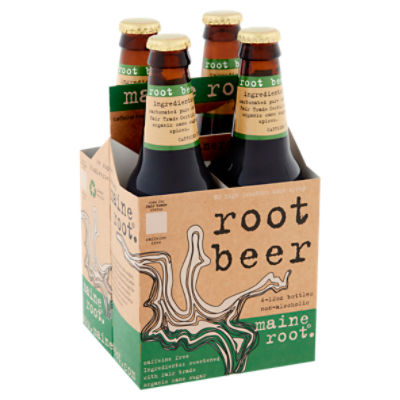 Main Root Root Beer, 12 oz, 4 count