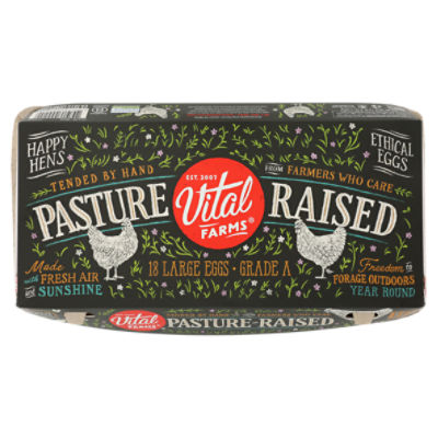 Vital Farms Large Eggs, 18 count, 36 oz