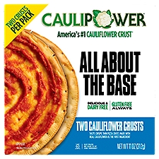 CAULIPOWER Cauliflower Pizza Crusts, 2 Pack, 11 oz