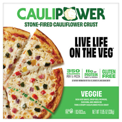 CAULIPOWER Veggie Stone-fired Cauliflower Crust Pizza, 10.9 oz, 11.6 Ounce