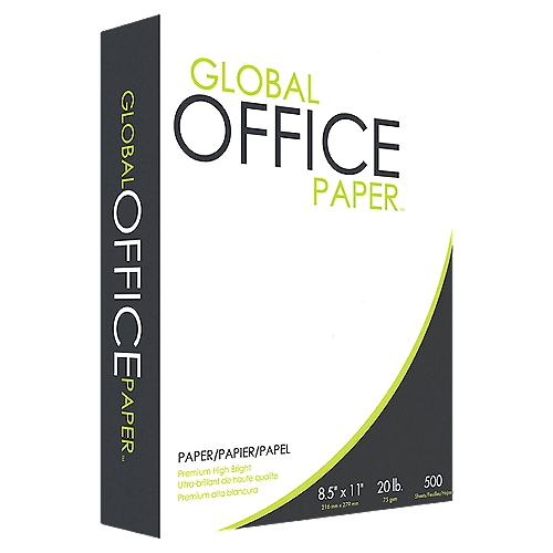 Global Office Paper Premium Multipurpose Paper, 500 count