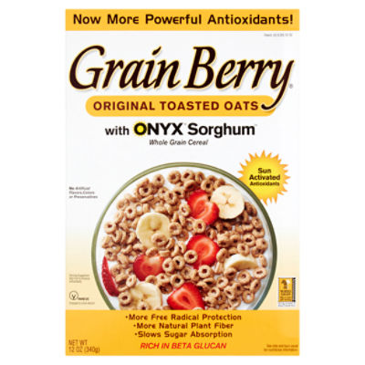 Grain Berry Original Toasted Oats with Onyx Cereal, 12 oz