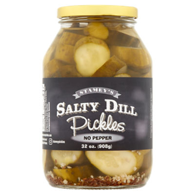 Stamey's Salty Dill Pickles, 32 oz.