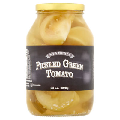 Stamey's Pickled Green Tomato, 32 oz