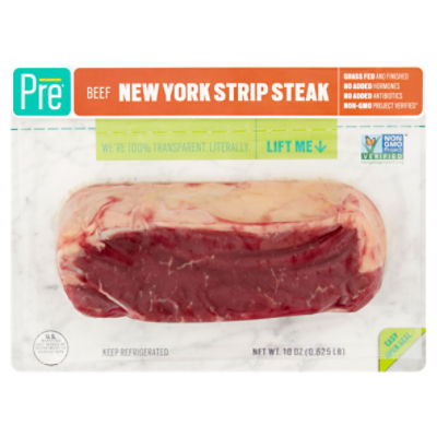 Pre Beef New York Strip Steak, 10 oz