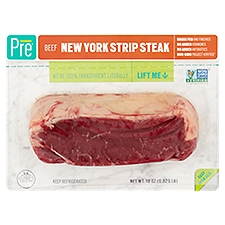 Pre Beef New York Strip Steak, 10 oz, 10 Ounce
