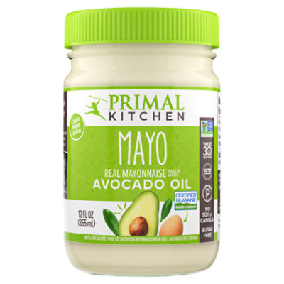Primal Kitchen Mayo Avocado Oil Real Mayonnaise, 12 fl oz