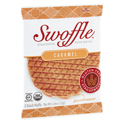 Swoffle French Caramel Dutch Waffle, 1.16 oz