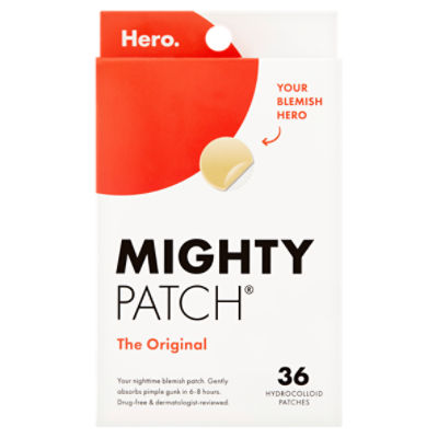 Hero Mighty Patch The Original Hydrocolloid Patches, 36 count