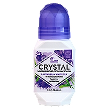Crystal Lavender & White Tea 24Hr Mineral Deodorant Roll-On, 2.25 fl oz