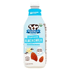 Mooala Organic Vanilla Bean Plant-Based Almondmilk, 48 fl oz, 48 Fluid ounce