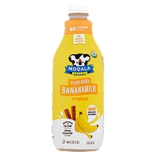 Mooala Organic Original Plant-Based Bananamilk, 48 fl oz, 48 Fluid ounce