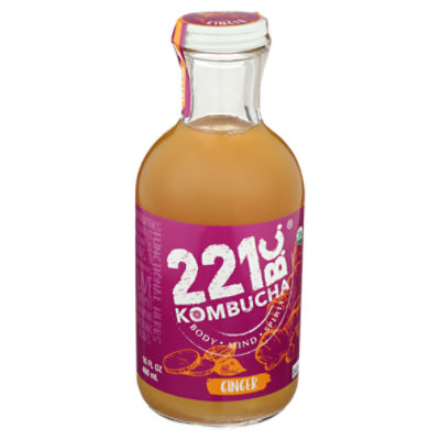 Kombucha 221B.C. Ginger Juice, 16 fl oz