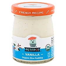 Petitpot Vanilla Organic, Rice Pudding, 4 Ounce