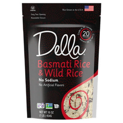 Della Basmati Rice & Wild Rice, 16 oz, 16 Ounce