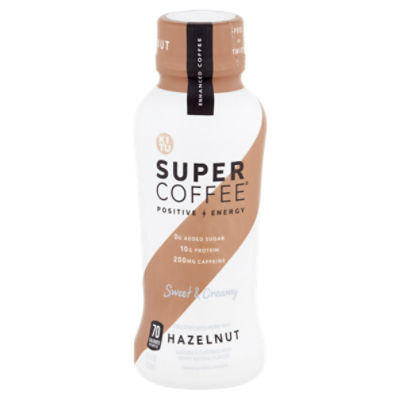 Kitu Super Coffee Hazelnut Enhanced Coffee Beverage, 12 fl oz