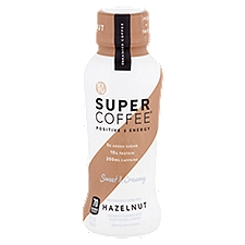 Super Coffee Hazelnut, Enhanced Coffee Beverage, 12 Fluid ounce