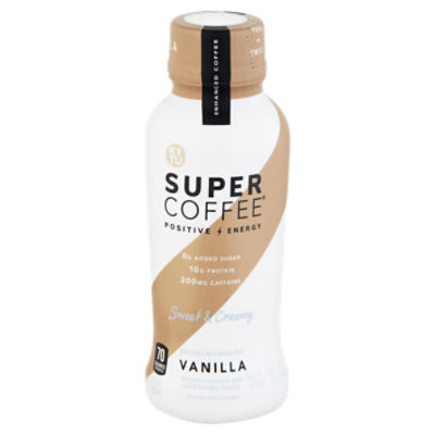 Super Coffee Vanilla Enhanced Coffee Beverage, 12 fl oz