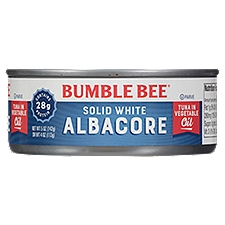 Bumble Bee Solid White Albacore in Vegetable Oil, Tuna, 5 Ounce