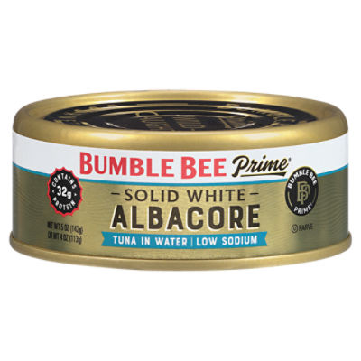 Bumble Bee Prime Low Sodium Solid White Albacore Tuna in Water, 5 oz