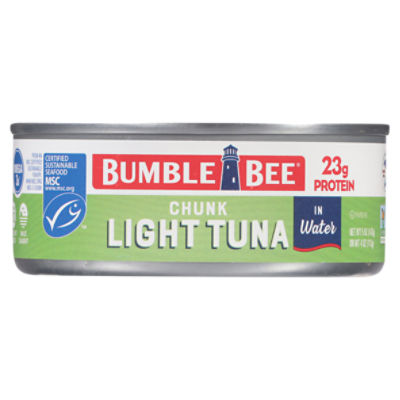 Bumble Bee Chunk Light Tuna in Water 5 oz. Can, 5 Ounce