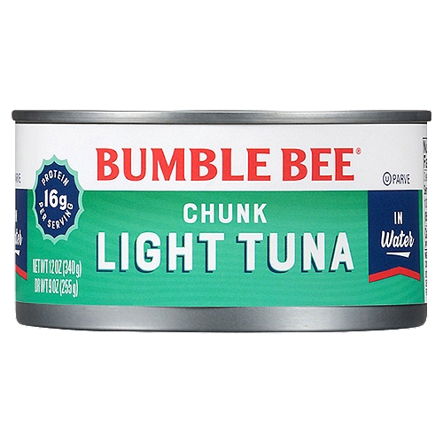 Bumble Bee Chunk Light Tuna in Water, 12 oz