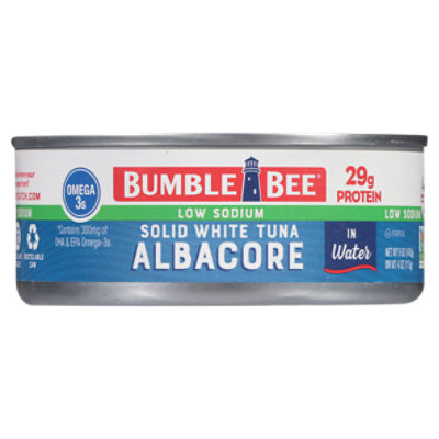 Bumble Bee Solid White Albacore Tuna in Water, Low Sodium, 5 oz ShopRite
