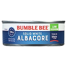 Bumble Bee Solid White Albacore Tuna in Water, Low Sodium, 5 oz