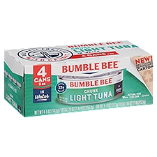 Bumble Bee Chunk Light in Water, Tuna, 1.25 Pound