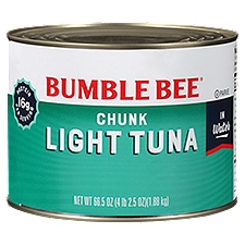 Bumble Bee Chunk Light in Water, Tuna, 4.15 Pound