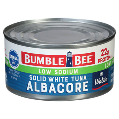 Bumble Bee Low Sodium Solid White Tuna Albacore in Water, 12 oz