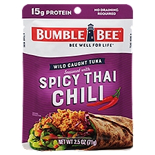 Bumble Bee Wild Caught Seasoned with Spicy Thai Chili, Tuna, 2.5 Ounce
