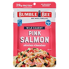 Bumble Bee Skinless and Boneless Wild Pink Salmon Pouch, 5 Ounce