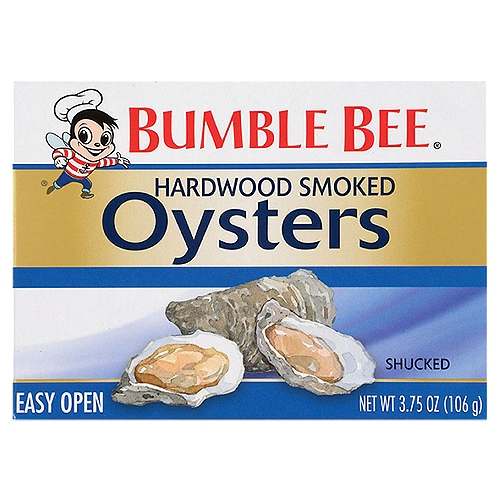 Bumble Bee Hardwood Smoked Oysters, 3.75 oz