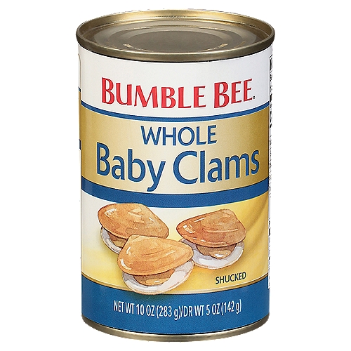 Bumble Bee Fancy Whole Baby Clams, 10 oz
