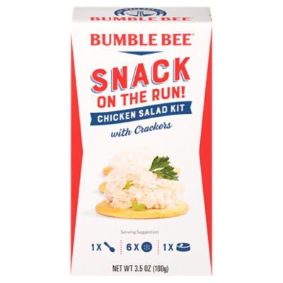 Bumble Bee Snack on the Run! Chicken Salad with Crackers Kit 3.5 oz. Box, 3.5 Ounce